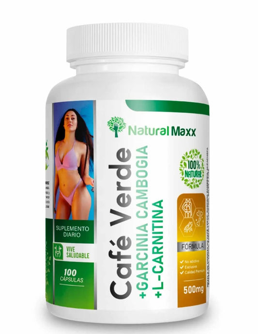 CAFÉ VERDE + L-Cartinina + Garcinia Cambogia